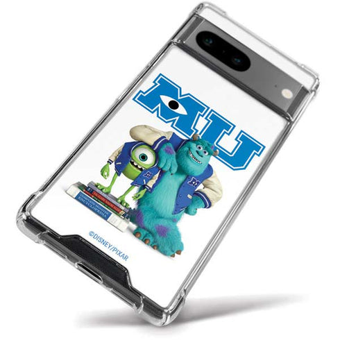 Disney Monsters University Mike and Sully Google Pixel 8a Clear Case